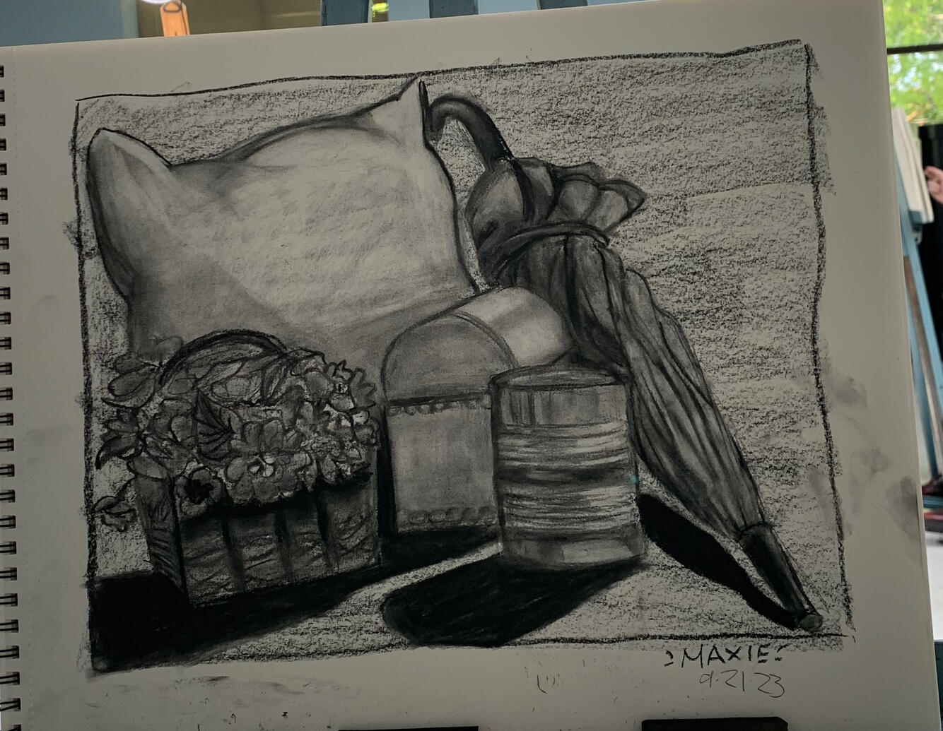 Charcoal Still Life