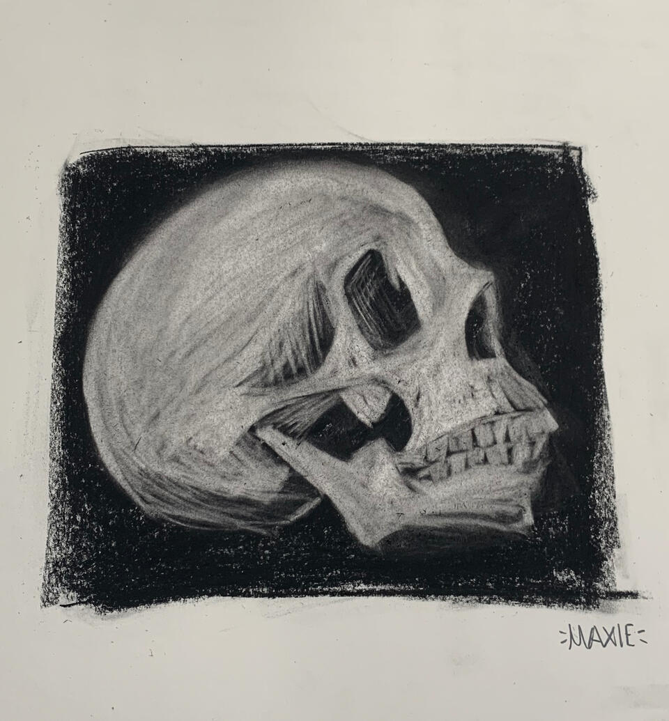 Charcoal Skull Charcoal Skull